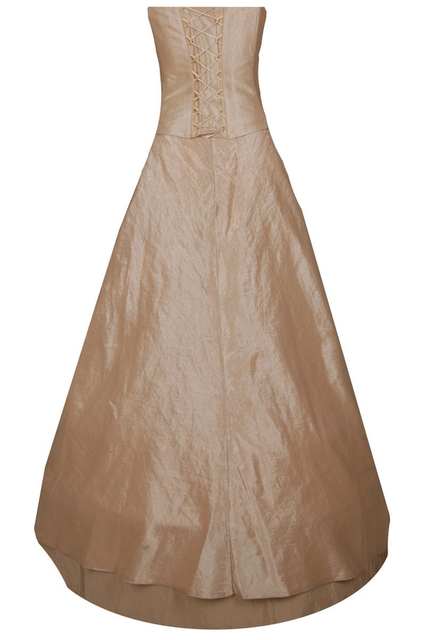 Sukienka FSU074 ŁOSOSIOWY JASNY BIAŁY