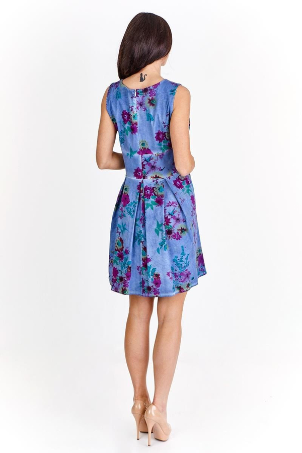 Sukienka FSU608 JEANSOWY wzór A