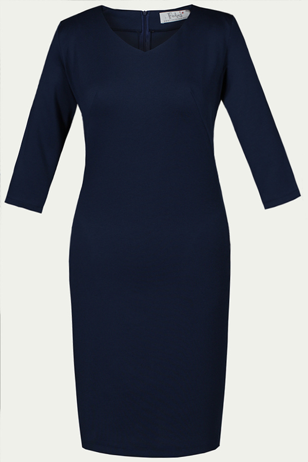 Sukienka FSU769 GRANATOWY