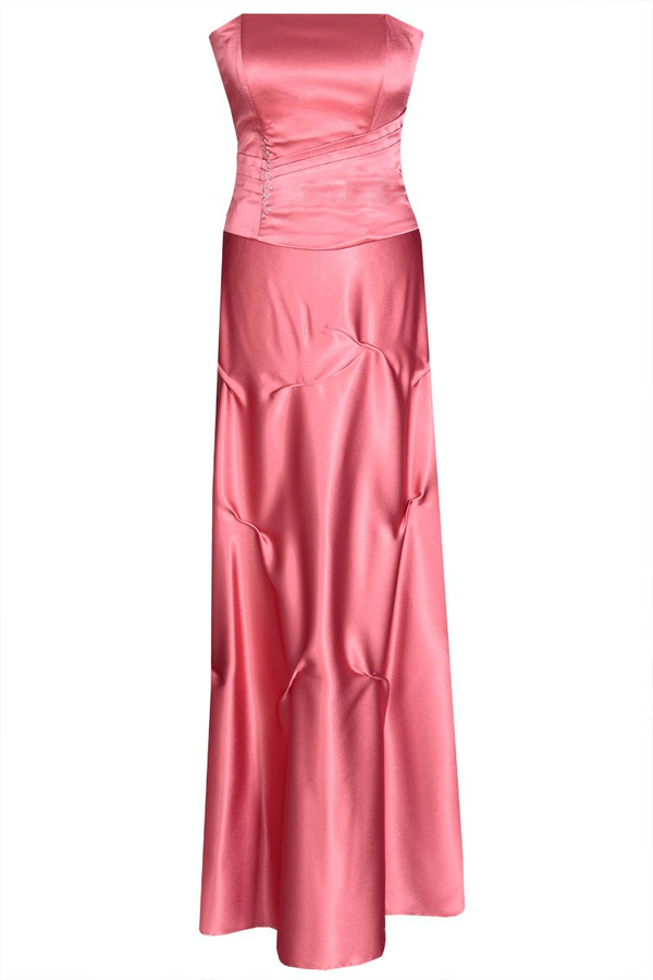 Sukienka FSU019 MALINOWY CUKIERKOWY