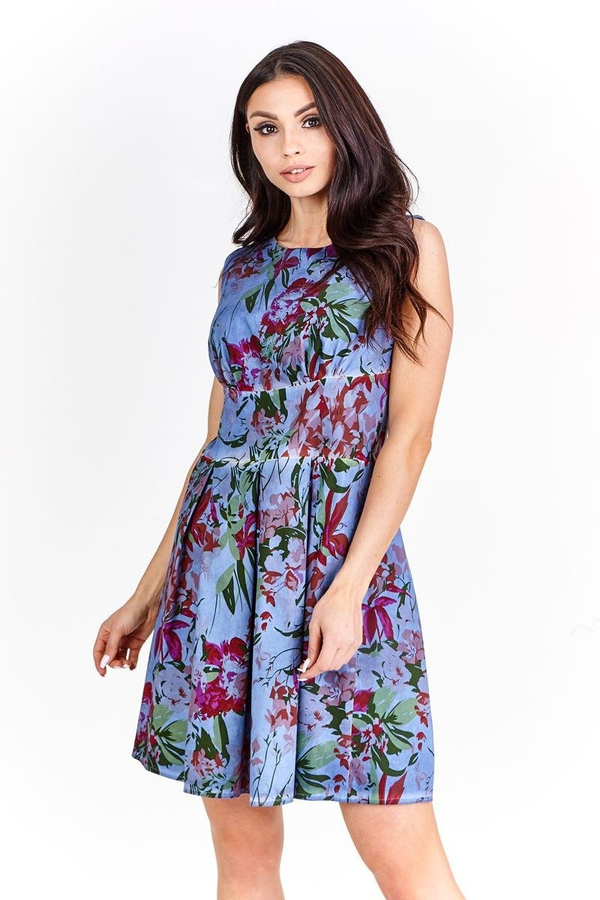 Sukienka FSU608 JEANSOWY wzór C