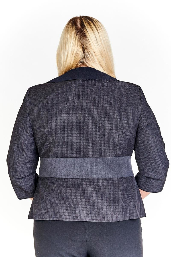 Żakiet FZA916  GRAFITOWY + SZARY CIEMNY