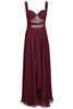 FSU702 Dress BURGUNDY