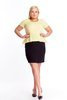 Dress FSU363 BLACK YELLOW