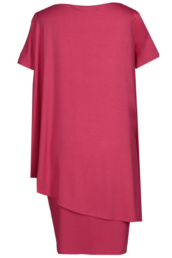 Sukienka FSU689 MALINOWY