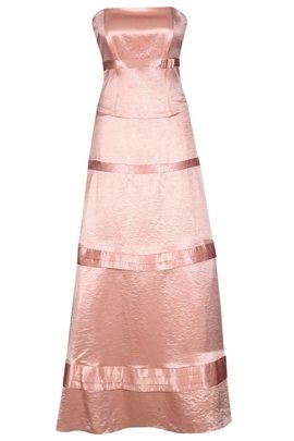 Sukienka FSU073 ŁOSOSIOWY JASNY