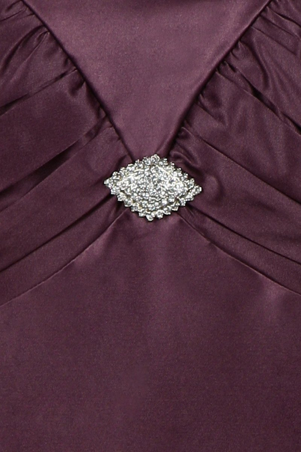 Sukienka FSU659 BAKŁAŻAN