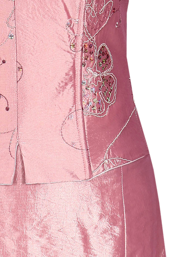 Sukienka FSU058 RÓŻOWY ŚREDNI