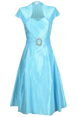 Sukienka FSU135 TURKUSOWY