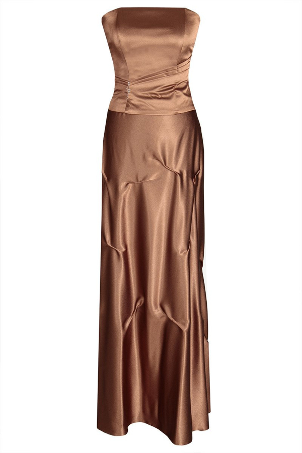 Sukienka FSU019 CZEKOLADOWY