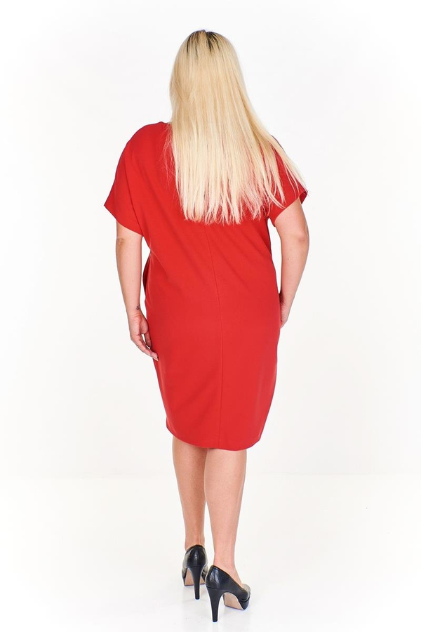 Sukienka FSU1116 MALINOWY