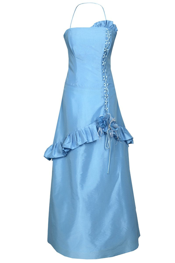 Sukienka FSU136 TURKUSOWY