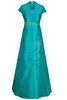 Sukienka FSU089 TURKUSOWY CIEMNY