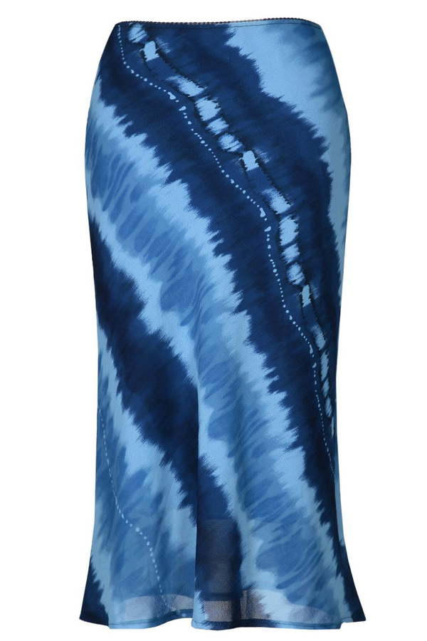 Spódnica FSP771  NIEBIESKI + GRANATOWY