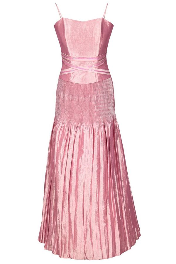 Sukienka FSU139 RÓŻOWY ŚREDNI