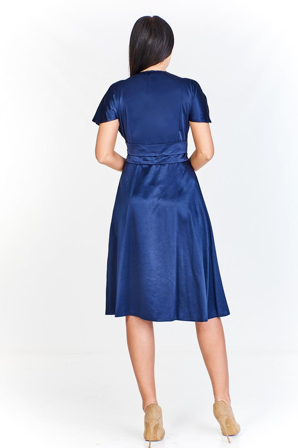 Sukienka FSU1109 GRANATOWY