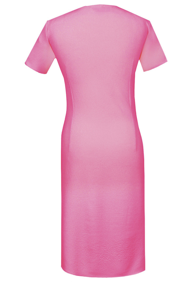 Sukienka FSU666 AMARANTOWY JASNY