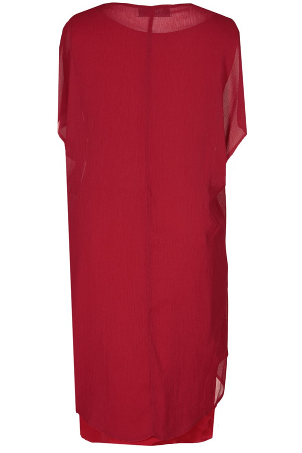 Sukienka FSU620 CZERWONY MOCNY + CZERWONY