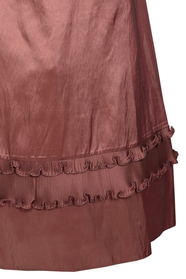 Sukienka FSU137 RÓŻOWY CEGLASTY