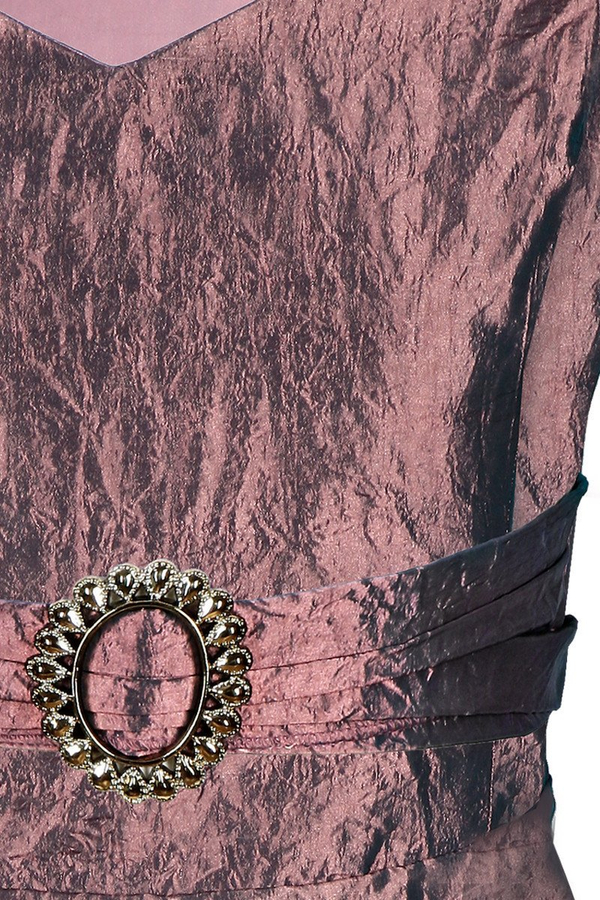 Sukienka FSU135 MIEDZIANO-RÓŻOWY