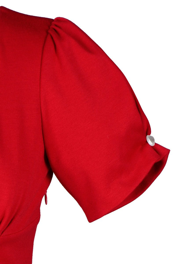 Sukienka FSU237 CZERWONY