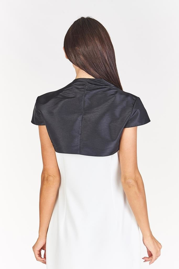 Bolerko FBL172 CZARNY tafta