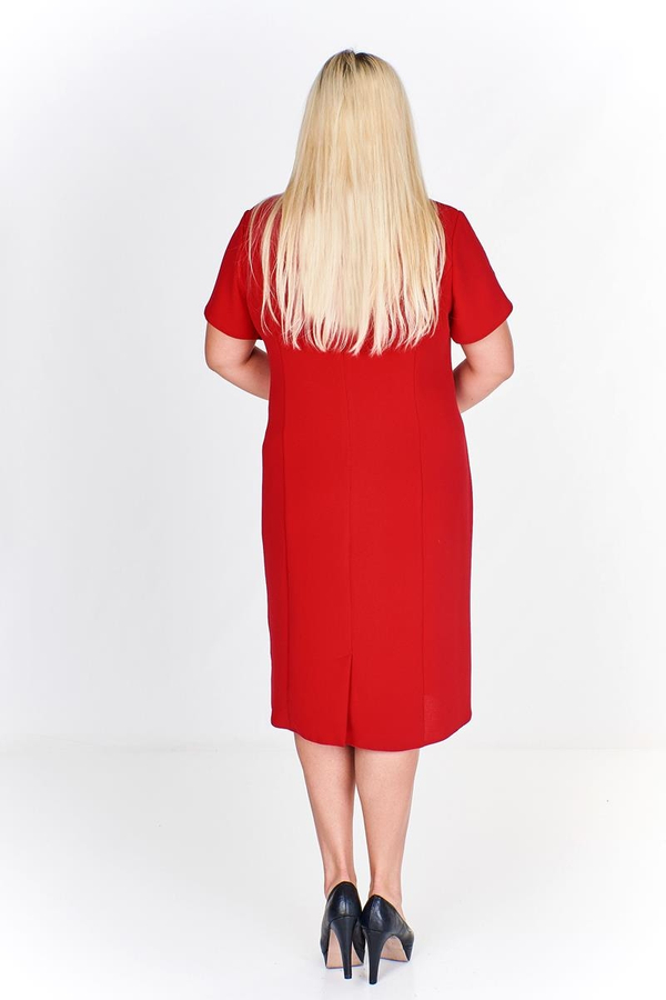 Sukienka FSU254 MALINOWY