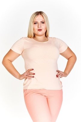 DARBET Bluzka M1502 łososiowy jasny