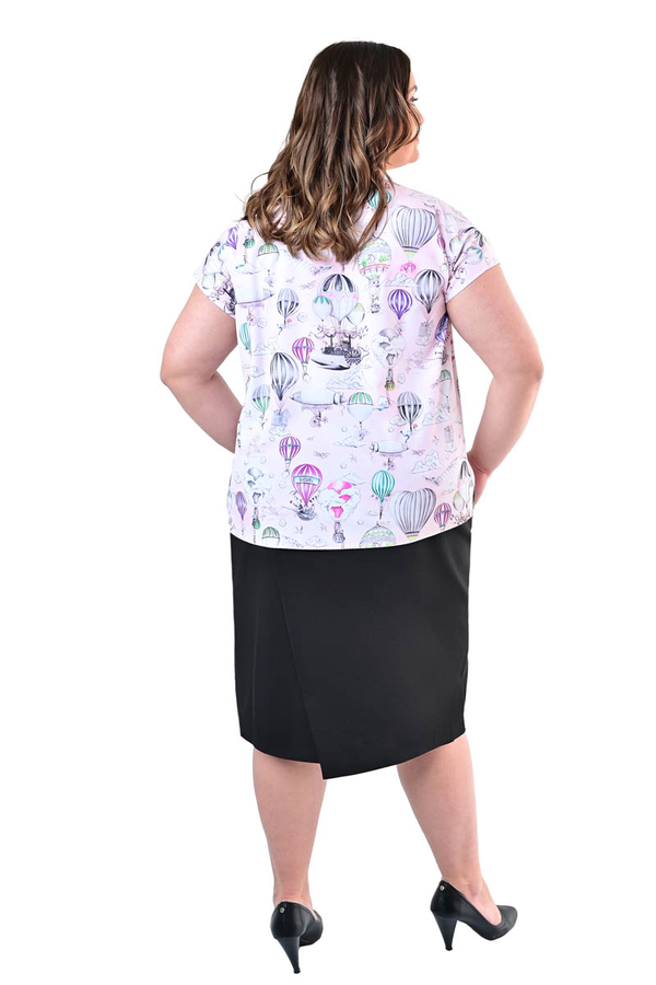 Bluzka FBZ873 RÓŻOWY BLADY balony