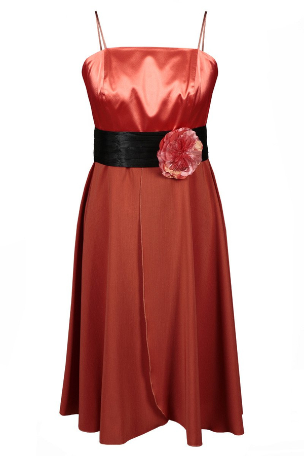 Sukienka FSU184 CEGLASTY