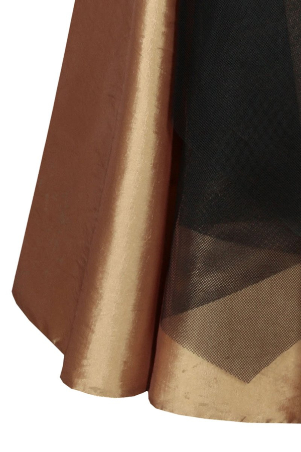 Sukienka FSU084 ZŁOTO STARE