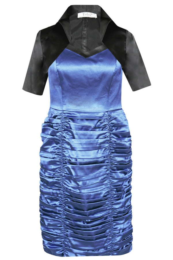 Sukienka FSU190 NIEBIESKI