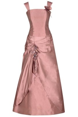 Sukienka FSU059 EKRI CIEMNY