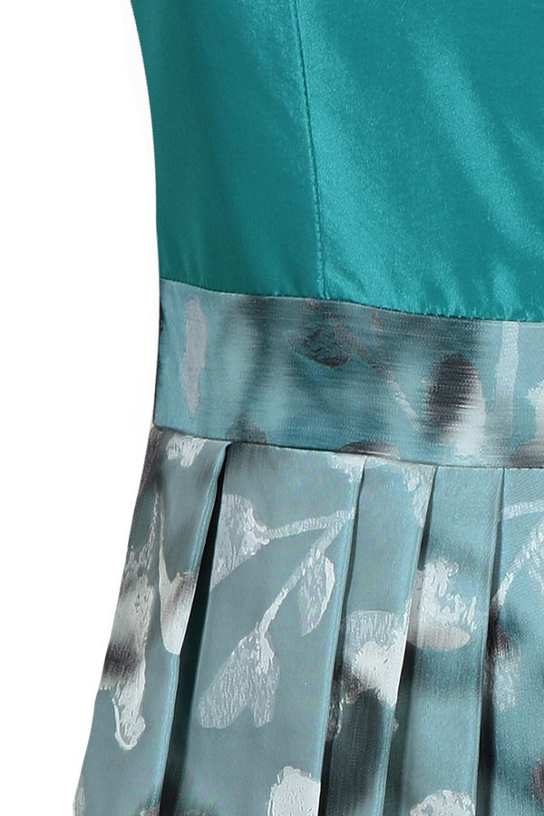 Sukienka FSU217 TURKUSOWY CIEMNY