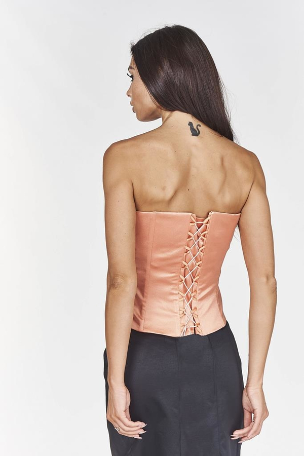 Gorset FGR082  ŁOSOSIOWY JASNY