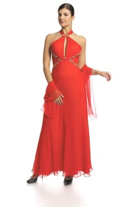 Suknia FSU720 CZERWONY