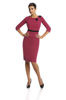 Dress FSU287 MEDIUM AMARANTH BLACK