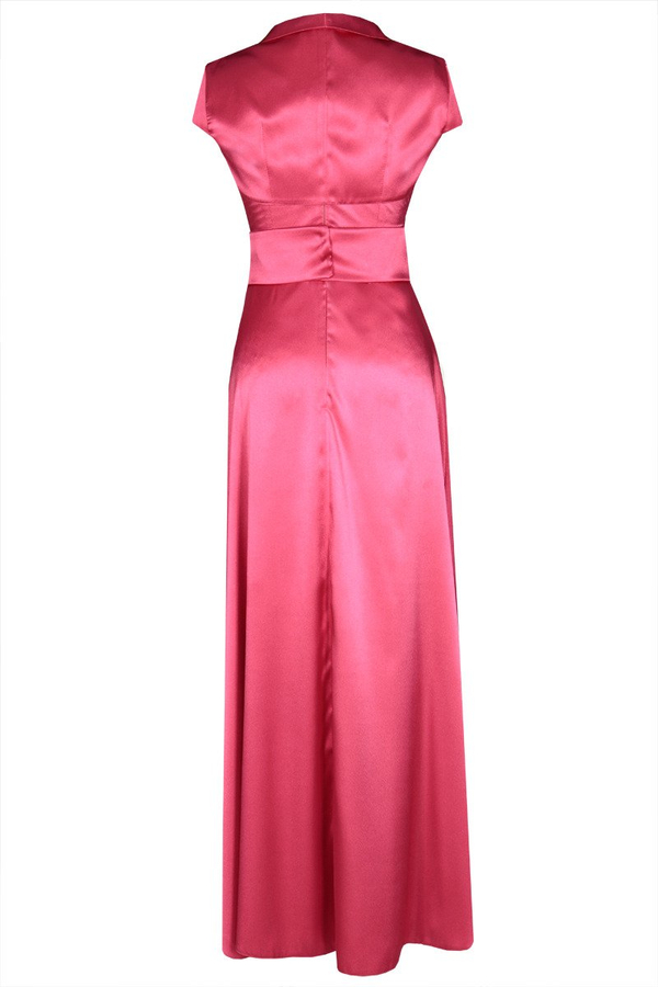 Sukienka FSU197 MALINOWY CUKIERKOWY