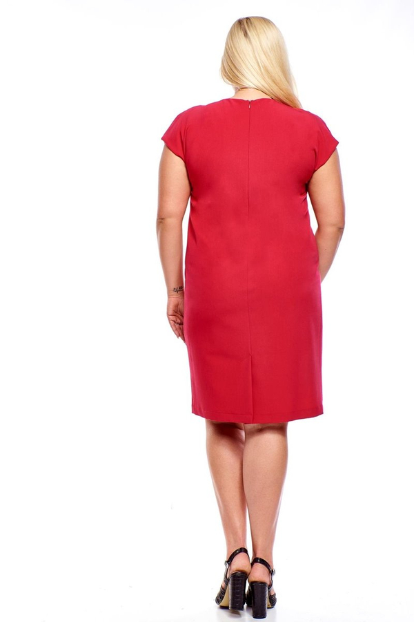 Sukienka FSU992 MALINOWY