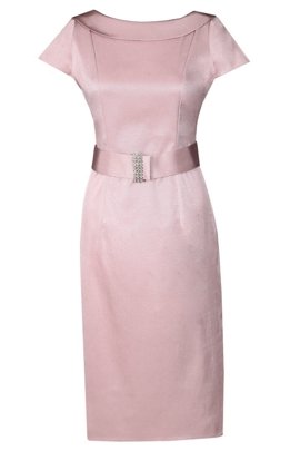 Sukienka FSU199 RÓŻOWY JASNY