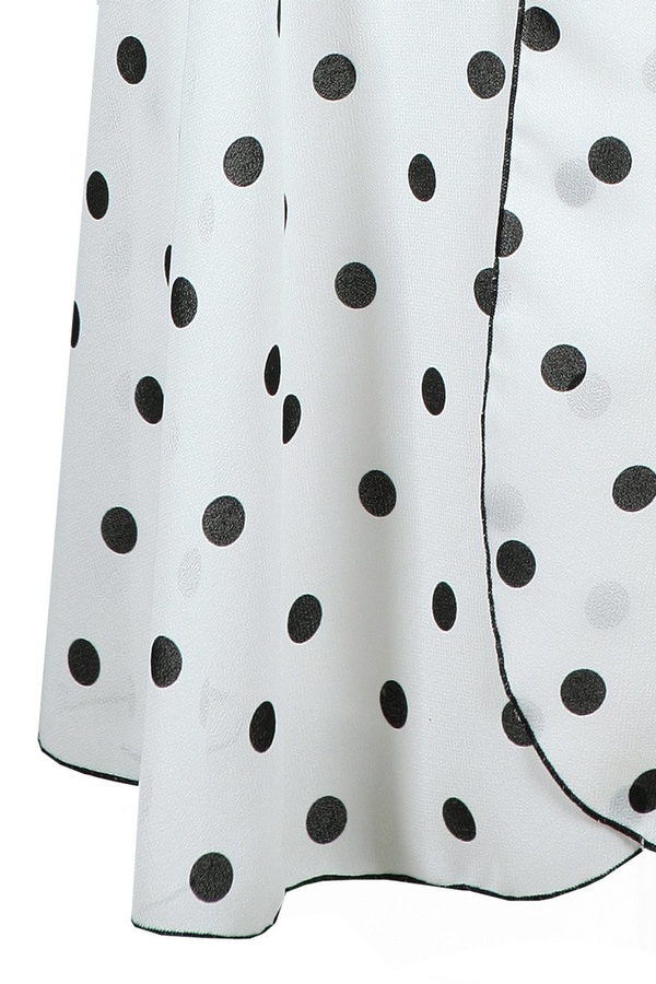 Sukienka FSU184 BIAŁY CZARNY