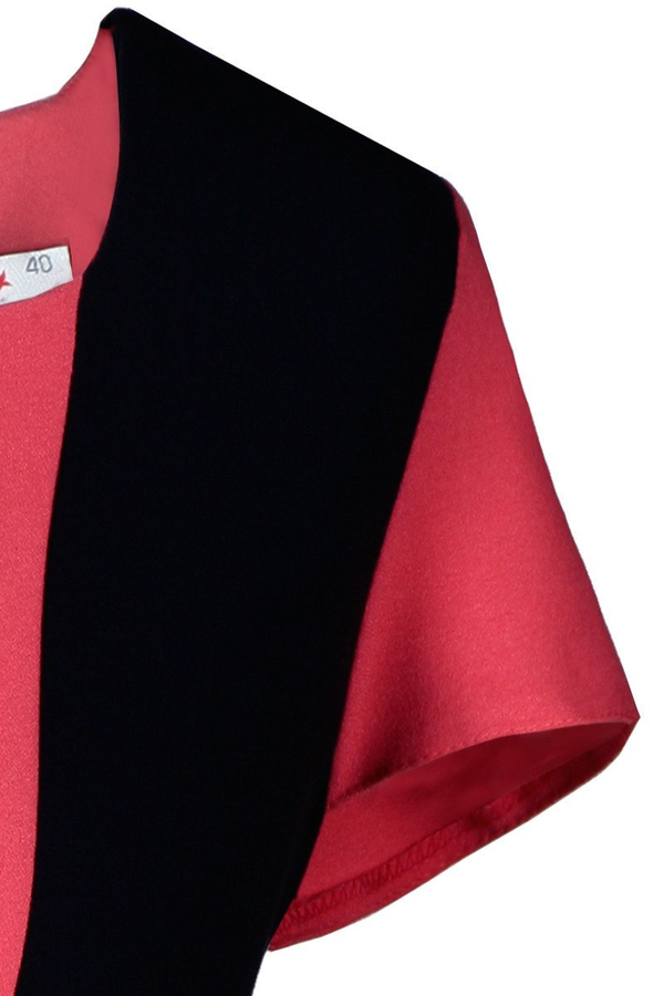 Sukienka FSU347 KORALOWY GRANATOWY