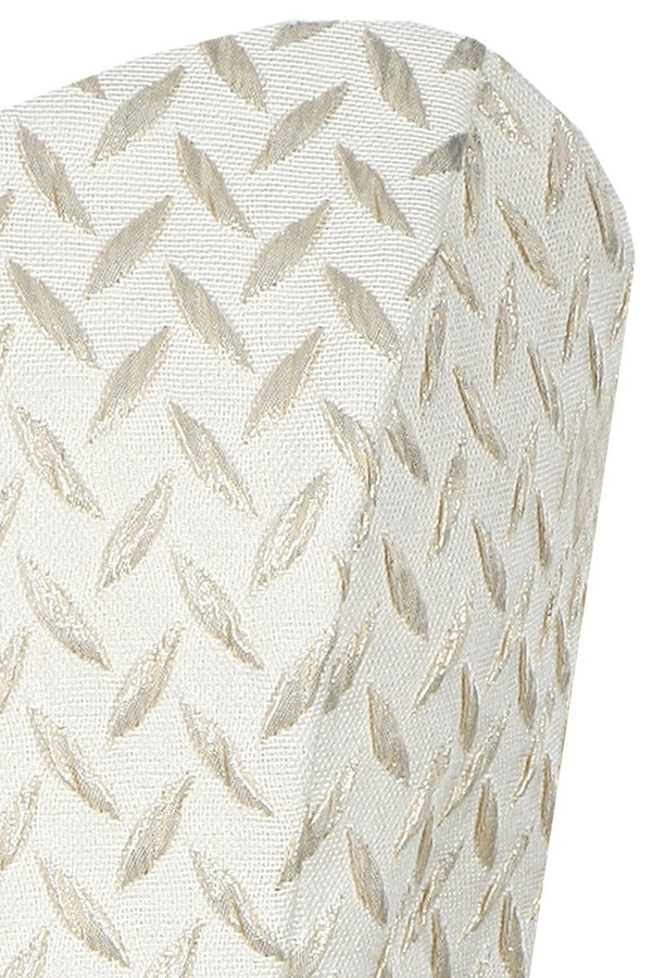 Sukienka FSU1160 EKRI + ZŁOTY