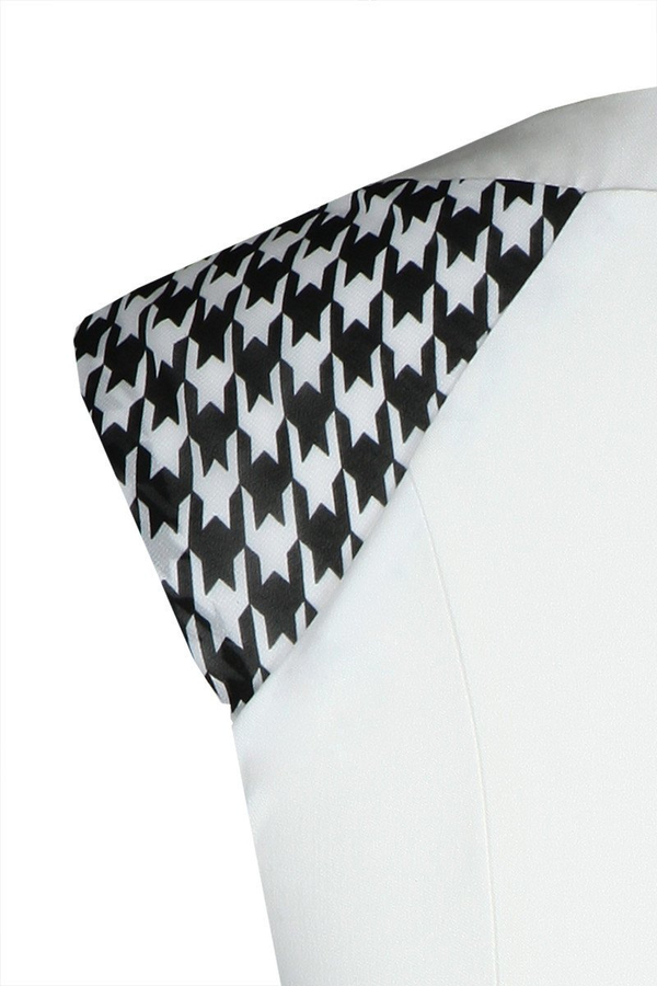 Sukienka FSU357 EKRI CZARNY