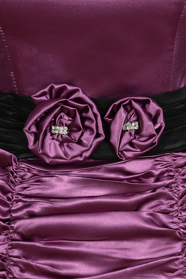 Sukienka FSU190 AMARANTOWY CIEMNY