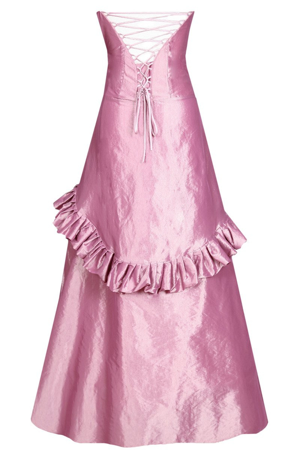 Sukienka FSU136 RÓŻOWY BRUDNY