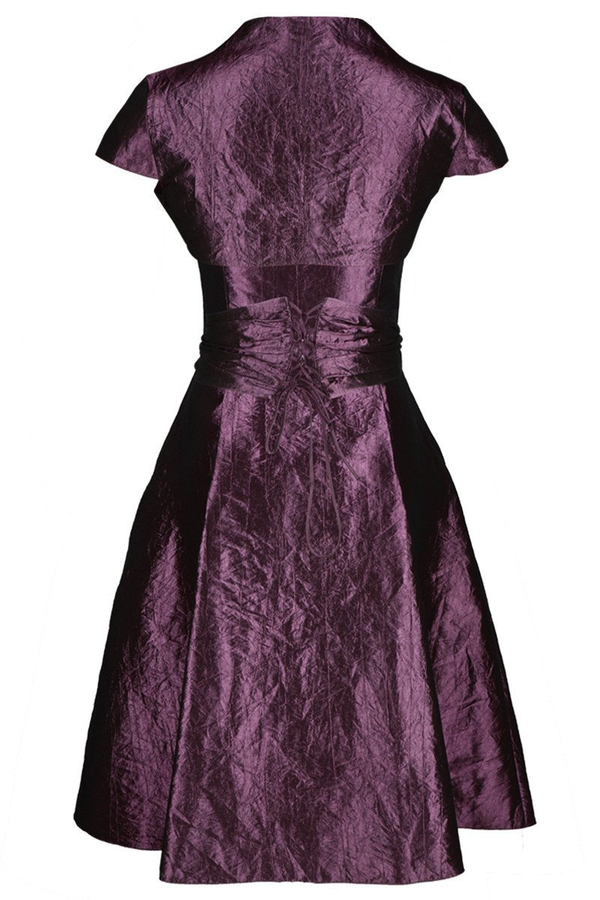 Sukienka FSU135 BAKŁAŻAN