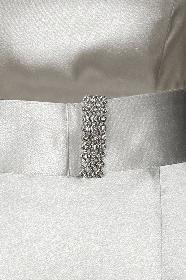 Sukienka FSU199 SZARY JASNY