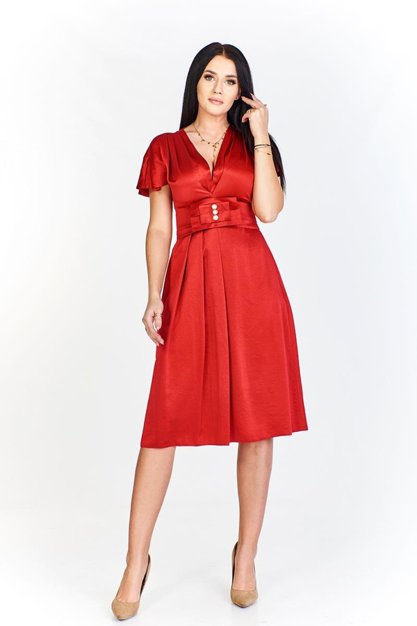 Sukienka FSU1109 CZERWONY