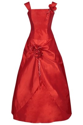 Sukienka FSU059 EKRI CIEMNY